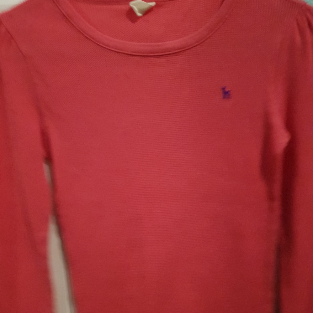 Girls pink long sleeve tee